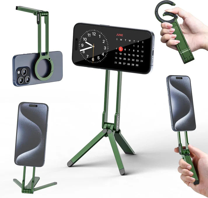 Ulanzi MA30 Magnetic Phone Tripod Stand for iPhone, Android- Aluminum, MagSafe