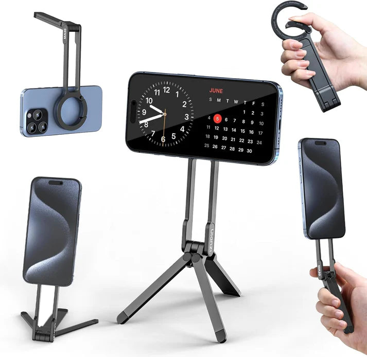 Ulanzi MA30 Magnetic Phone Tripod Stand for iPhone, Android- Aluminum, MagSafe