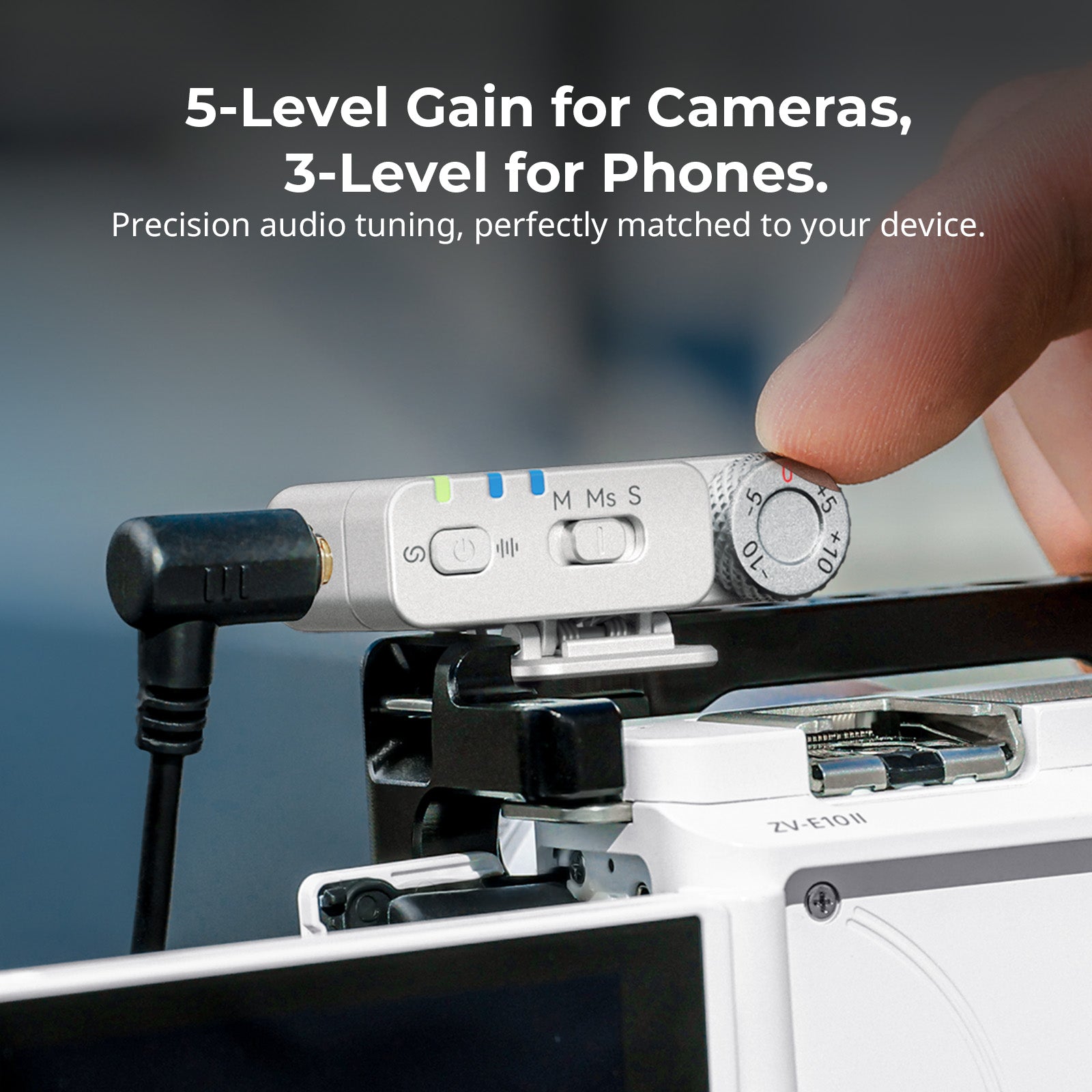 SmallRig S70 Ultra Thin Invisible Wireless Microphone for Vlog, Wedding, Interview