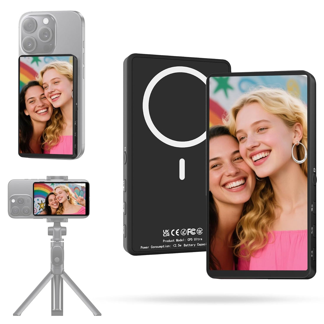 Shimbol CP5 Ultra 5" Touchscreen Sync Rear Camera Smartphone Monitor
