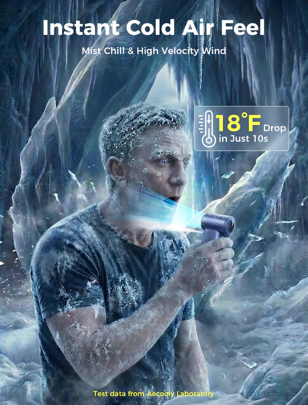 AECooly Cold Air Ultra™ Portable Cooling Fan