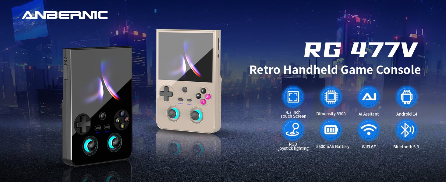 Anbernic RG477V Retro Handheld Game Console