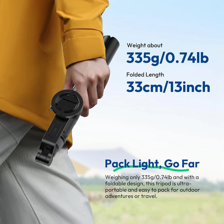 ULANZI TT88 Magnetic Tripod 57" Selfie Stick with Bluetooth Remote & Cold Shoes
