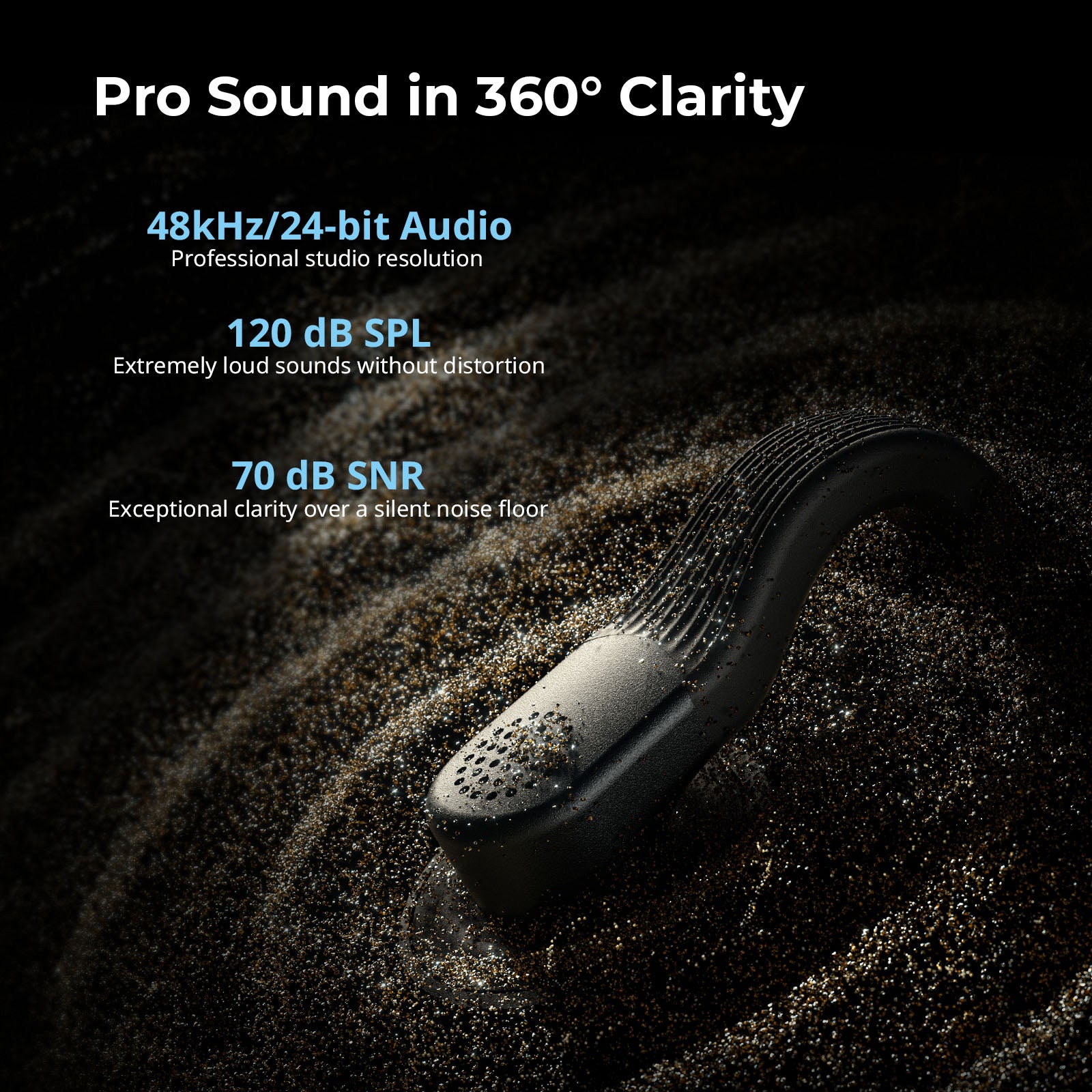 SmallRig S70 Ultra Thin Invisible Wireless Microphone for Vlog, Wedding, Interview