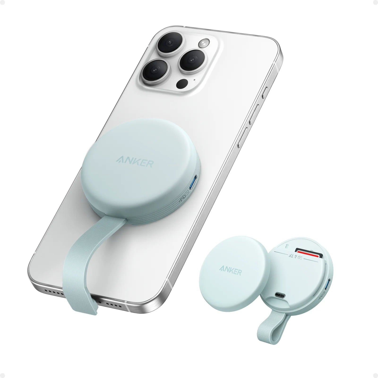 Anker MagGo USB-C Adapter (3-in-1, 10Gbps, For All USB-C Devices)