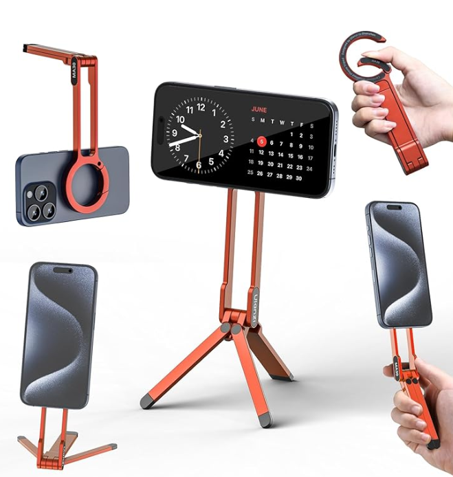 Ulanzi MA30 Magnetic Phone Tripod Stand for iPhone, Android- Aluminum, MagSafe