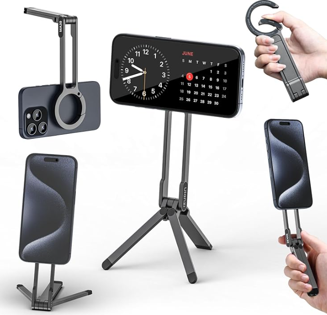 Ulanzi MA30 Magnetic Phone Tripod Stand for iPhone, Android- Aluminum, MagSafe