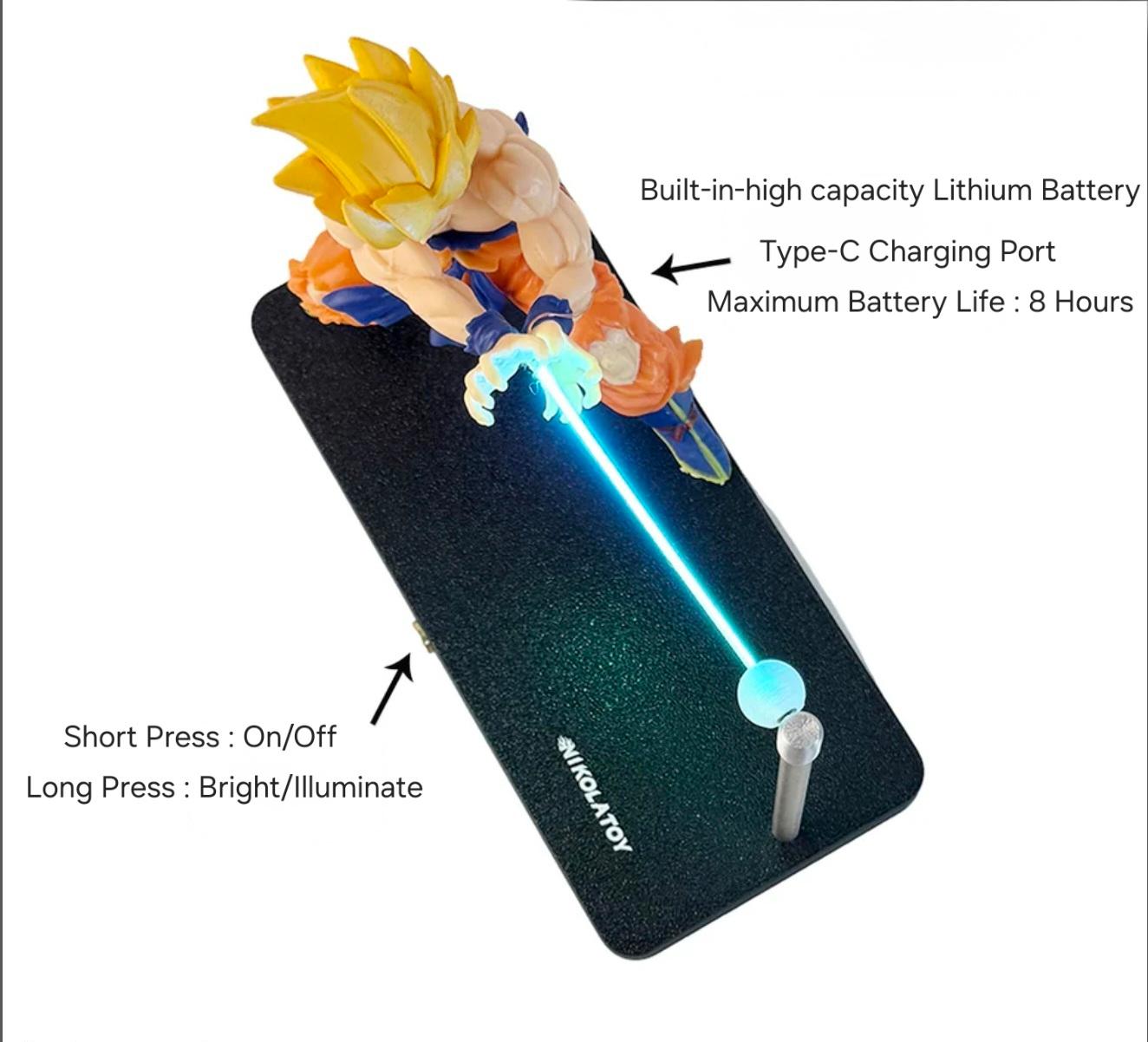 Kakarot Creative Magnetic Night Light - Kamehameha