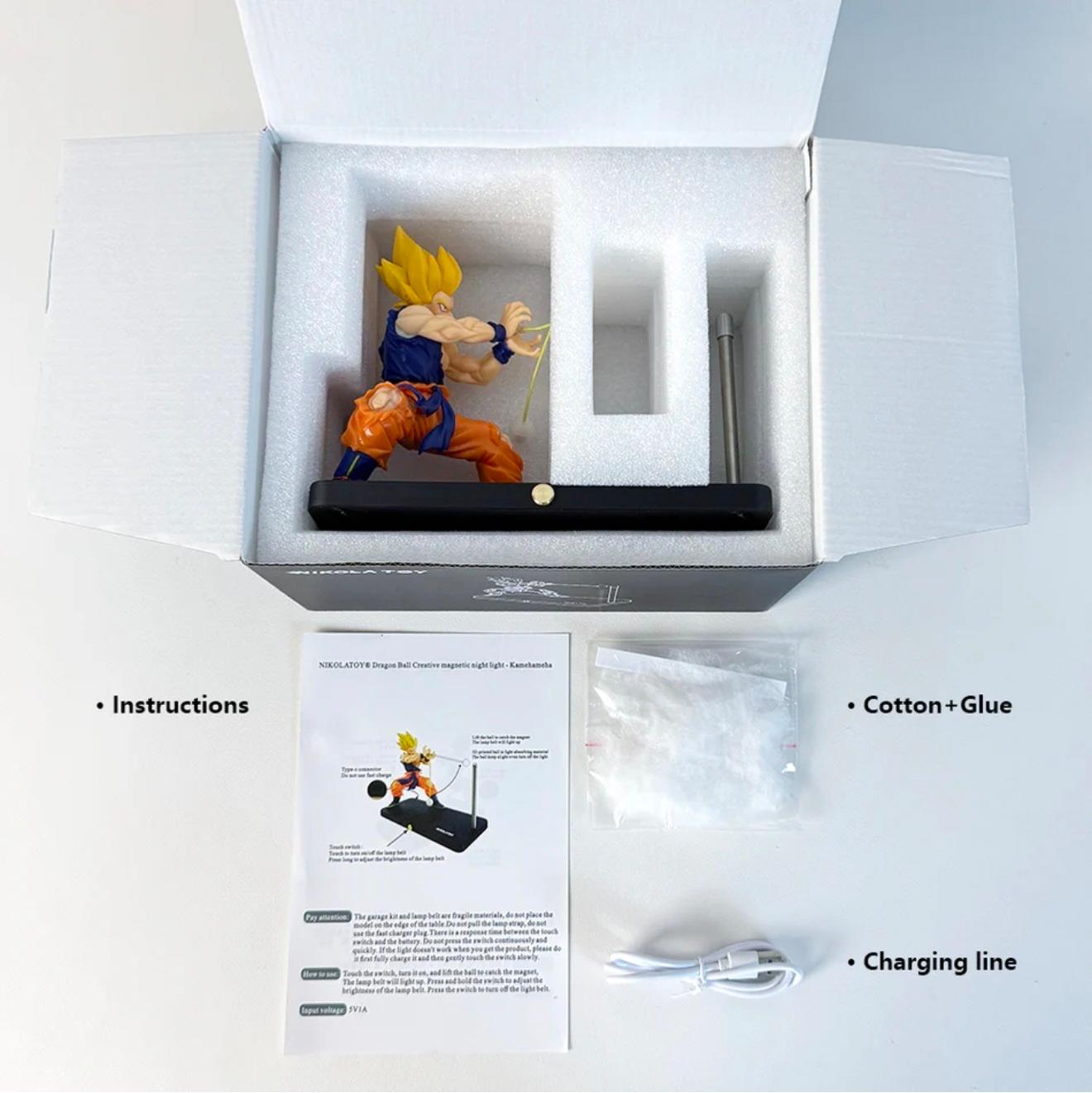 Kakarot Creative Magnetic Night Light - Kamehameha