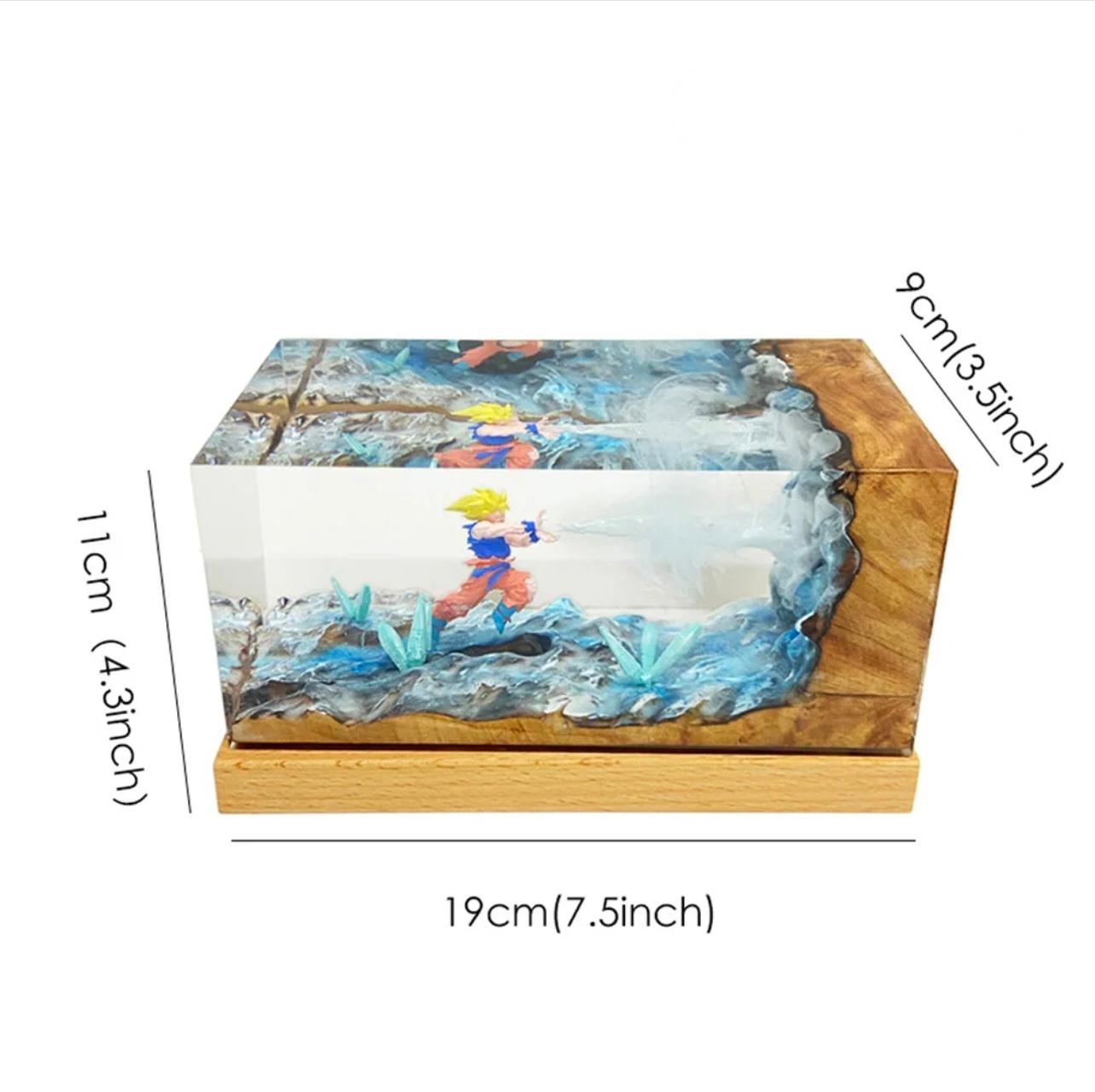 Kakarot Resin RGB Night Light Desktop Decoration