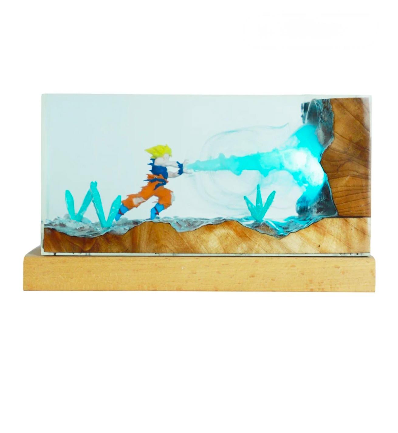 Kakarot Resin RGB Night Light Desktop Decoration
