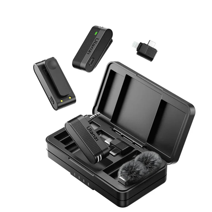 ULANZI A100 Wireless Lavalier Microphone - A100 Wireless Lavalier — Studio Sound, Zero Wires.