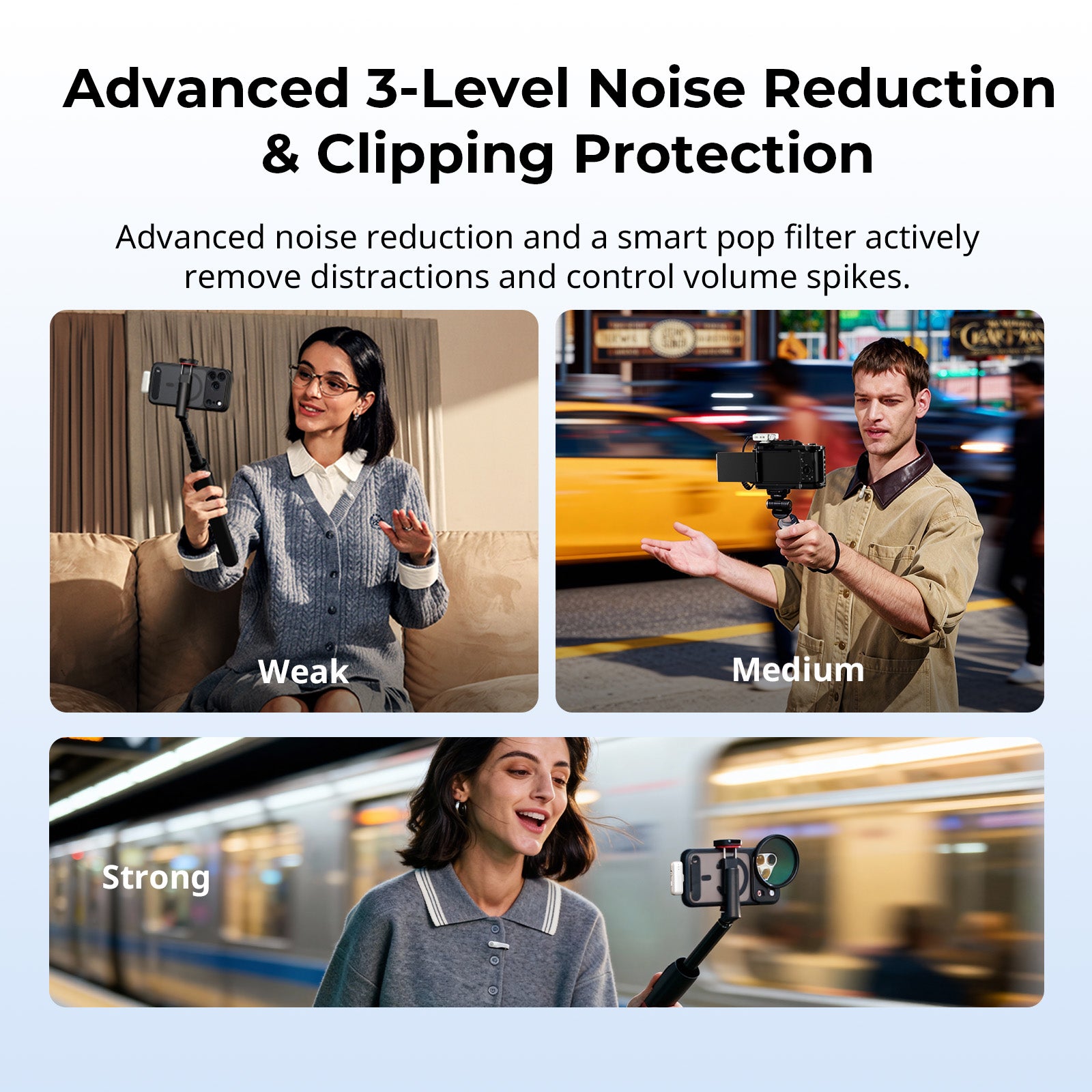 SmallRig S70 Ultra Thin Invisible Wireless Microphone for Vlog, Wedding, Interview