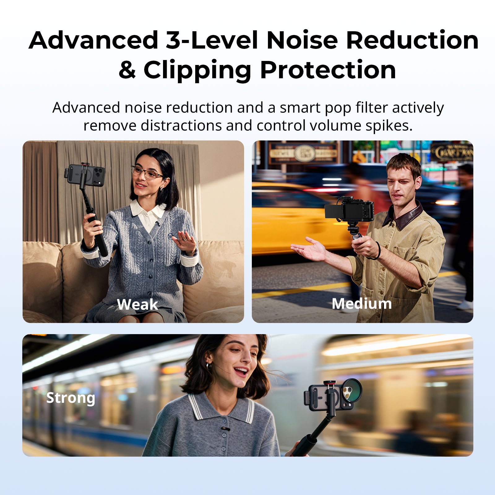 SmallRig S70 Ultra Thin Invisible Wireless Microphone for Vlog, Wedding, Interview