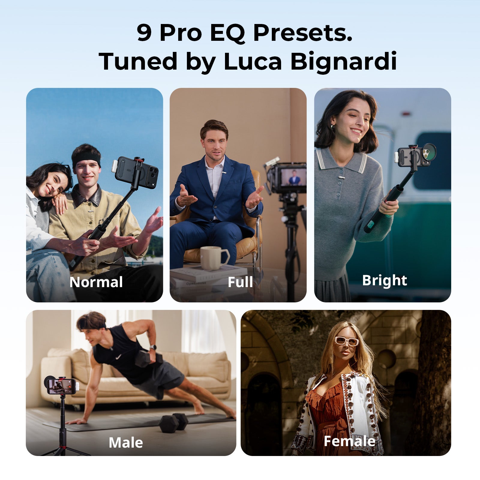 SmallRig S70 Ultra Thin Invisible Wireless Microphone for Vlog, Wedding, Interview