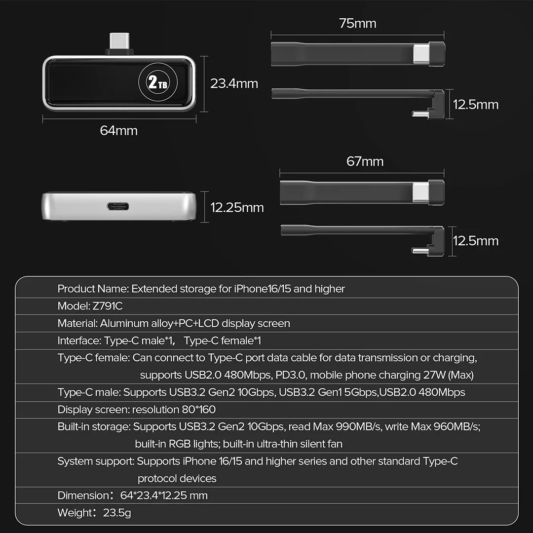 ZIKE Z791C Magnetic Extended Storage