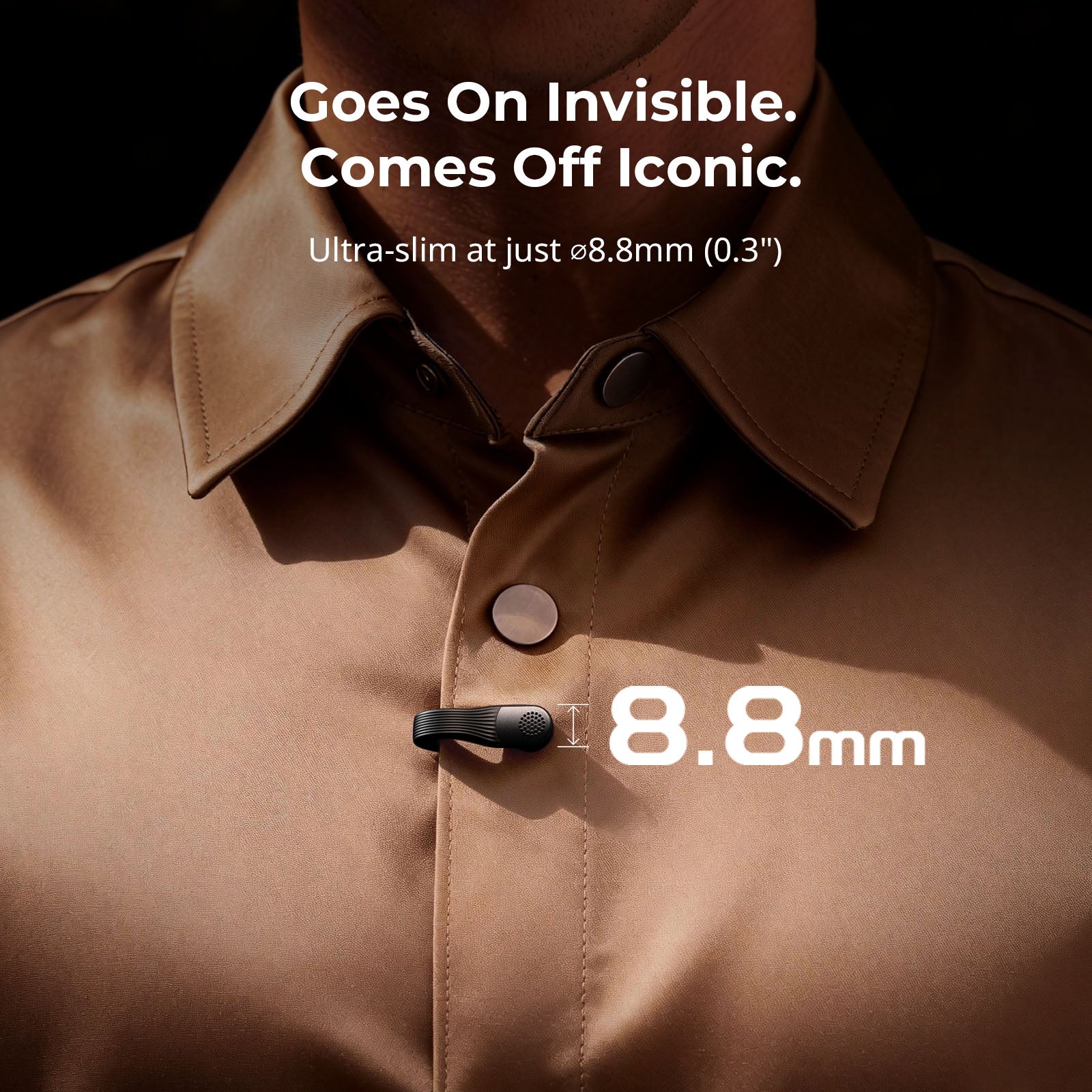 SmallRig S70 Ultra Thin Invisible Wireless Microphone for Vlog, Wedding, Interview