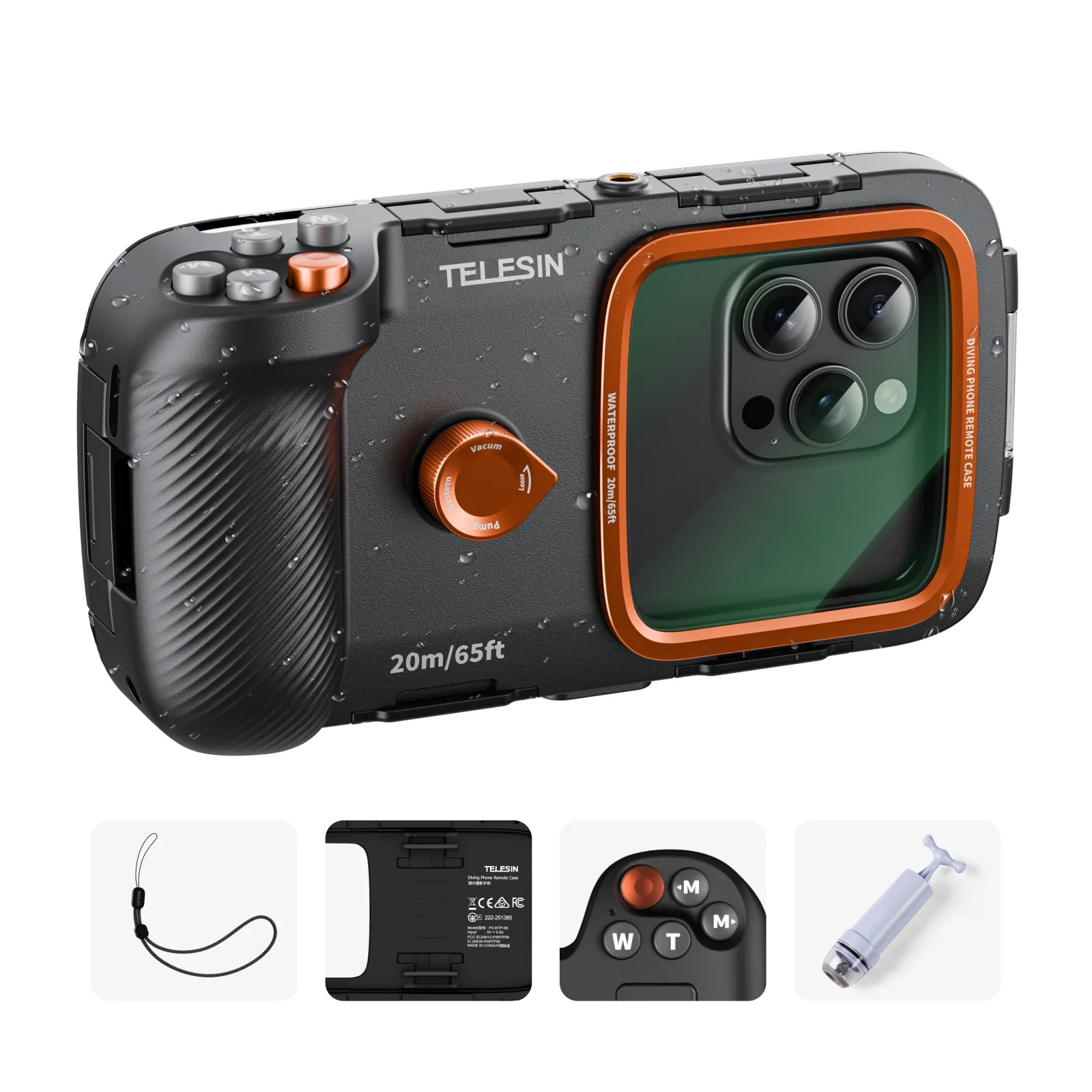 TELESIN Underwater Diving Phone Case