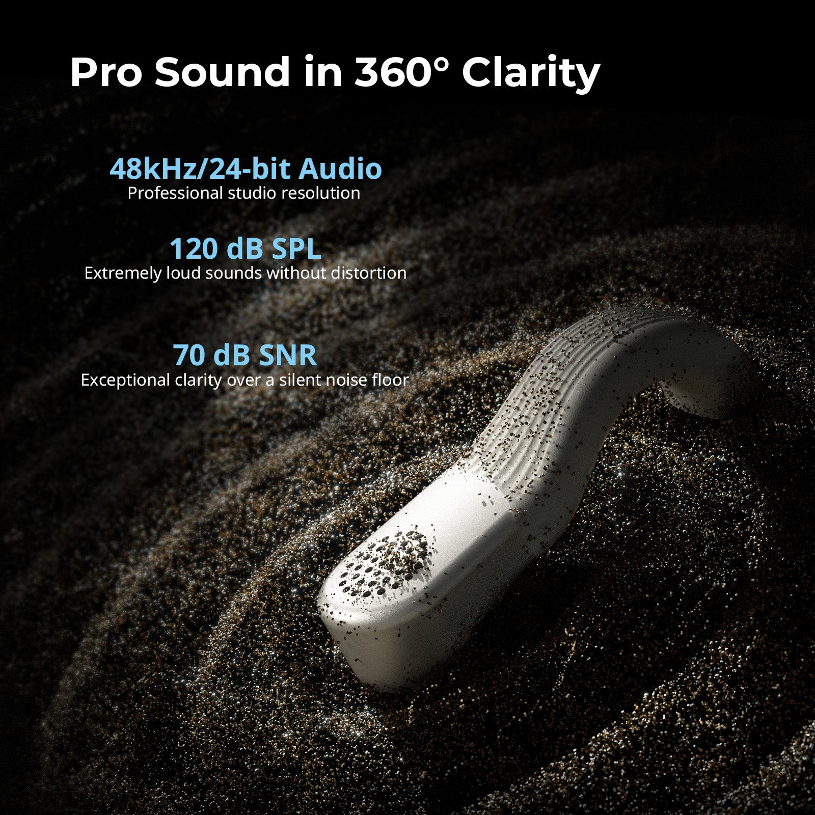 SmallRig S70 Ultra Thin Invisible Wireless Microphone for Vlog, Wedding, Interview